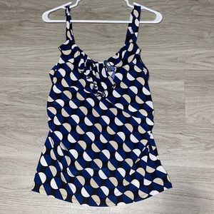 White House black market business casual top